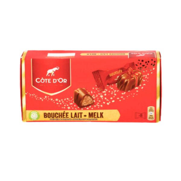 COTE D'OR Bouchée lait 8x25g