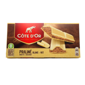 CÔTE D’OR Choc.blanc/praliné 200g